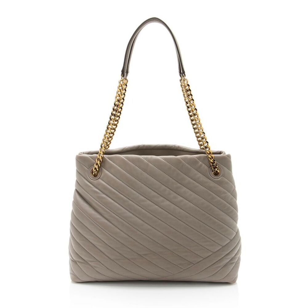 Tory Burch Chevron Leather Kira Tote - Picture 3 of 15
